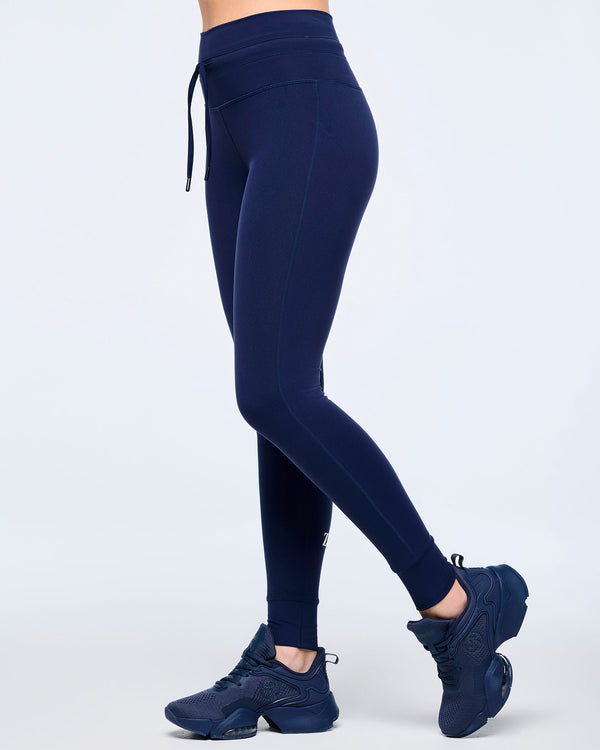 Zumba Out Loud High Waisted Ankle Leggings With Drawcord