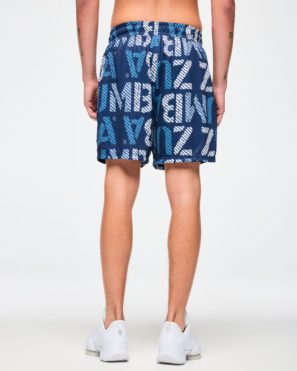 Blue Jean Mesh Shorts