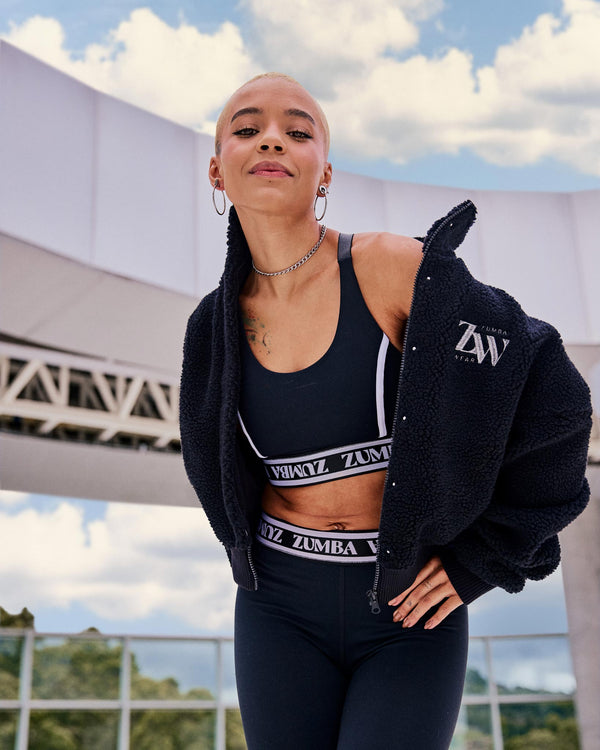 Zumba Haus Scoop Neck Bra With Elastic