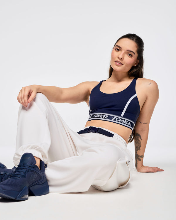 Zumba Out Loud Scoop Neck Adjustable Bra