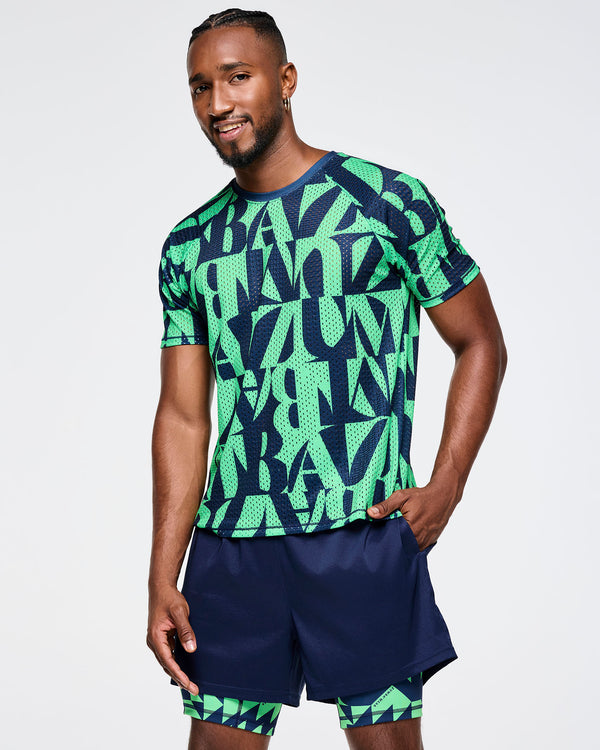 Zumba Out Loud Men's Shorts With Inner Liner