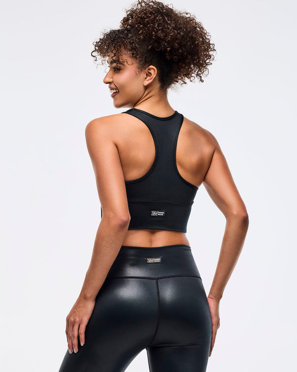 Zumba Libre Shiny Longline Ruched Bra
