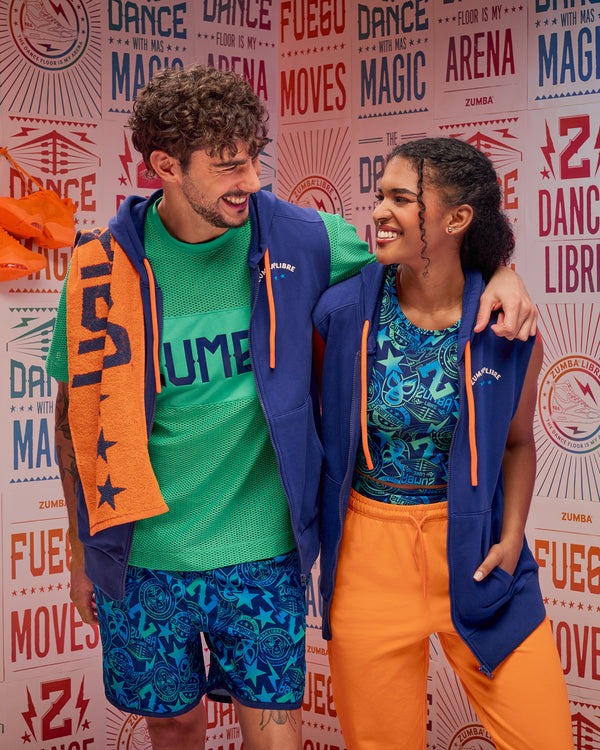 Zumba Libre High Neck Crop Tank