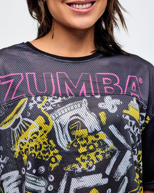 Sizzlin' Mesh Boxy Crop Top