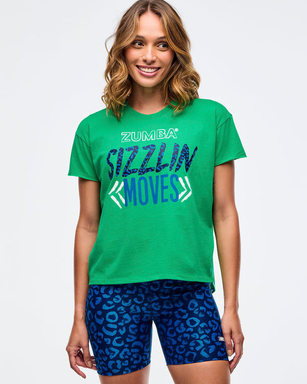 Sizzlin' High Low Crew Neck Top