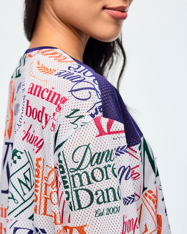 Class of 2001 Mesh Boxy Crop Top