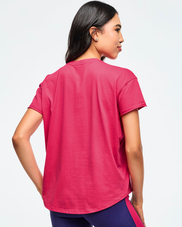 Class of 2001 High Low Crew Neck Top