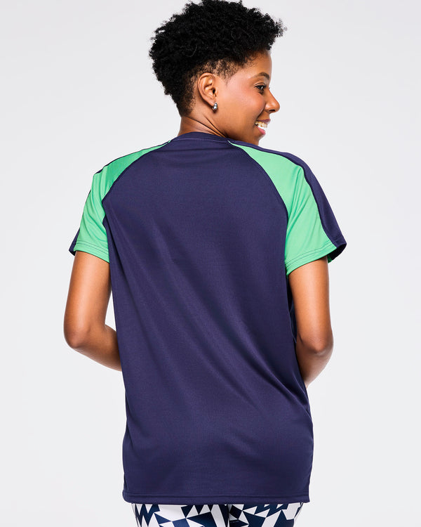 Zumba Out Loud Men's Raglan Crew Neck