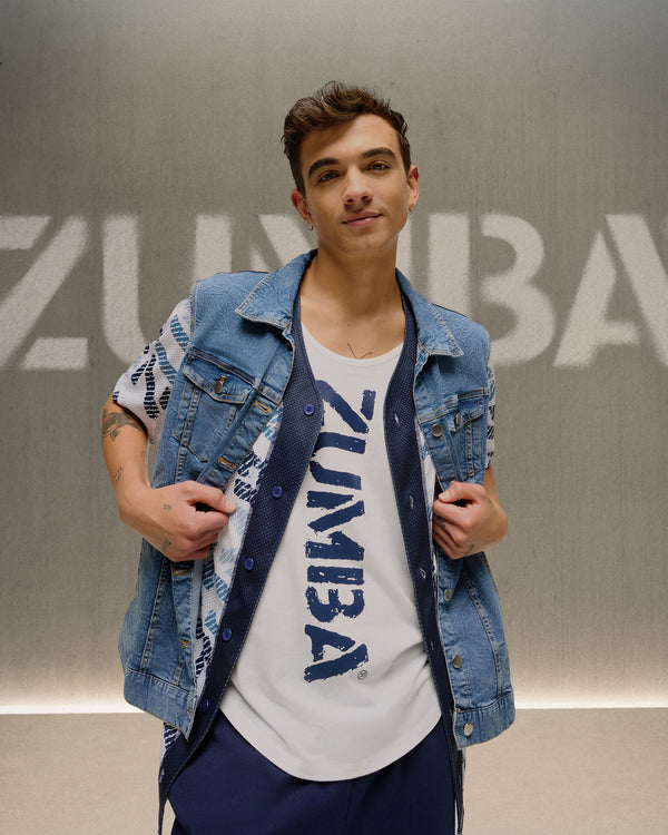 Blue Jean Men's Open Neck Tank