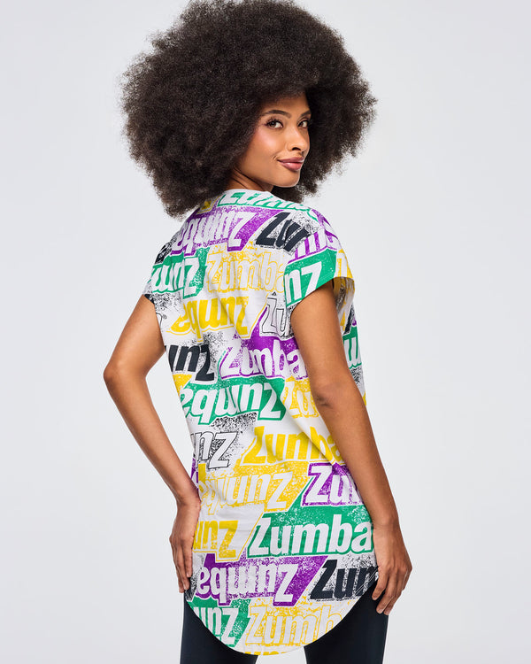 Apres Zumba Men's Crew Neck Round Hem Tee