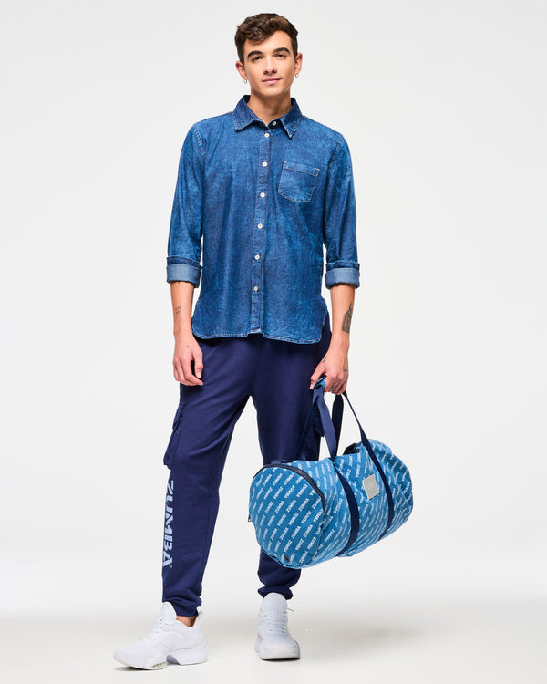 Blue Jean Duffle Bag