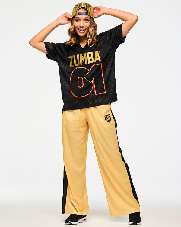 Victory Flat Bill Snapback Hat - Gold