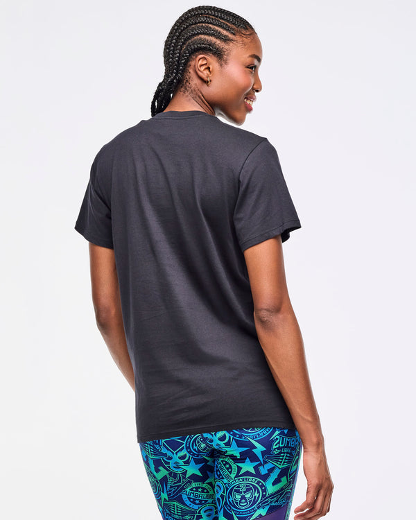 Zumba Libre Crew Neck Tee 2.0 - Bold Black
