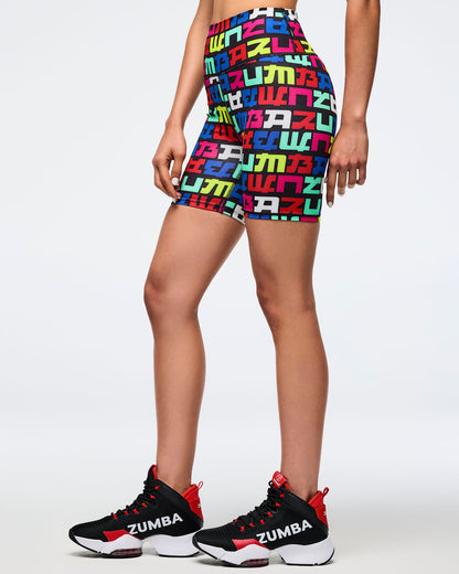 Eastern Flavor High Waisted Biker Shorts