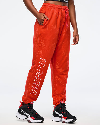 Fuego Red # Eastern Flavor Slouch Sweatpant