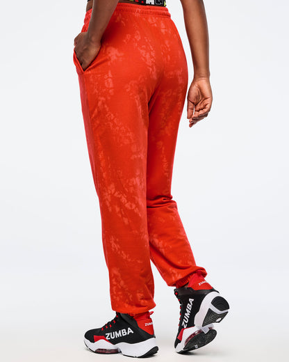 Fuego Red # Eastern Flavor Slouch Sweatpant