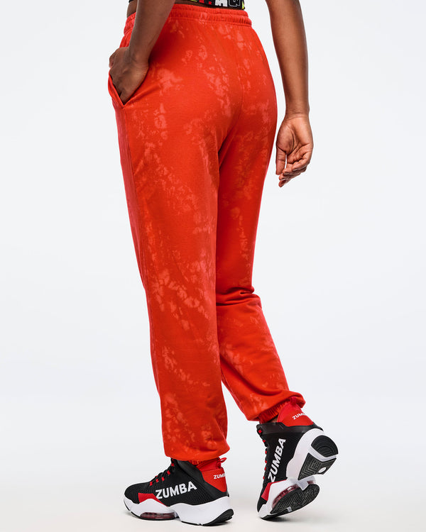 Fuego Red # Eastern Flavor Slouch Sweatpant