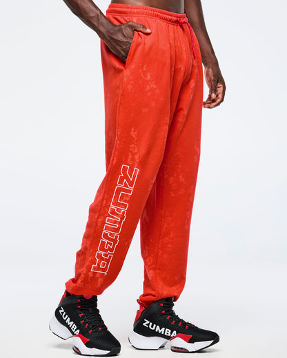 Fuego Red # Eastern Flavor Slouch Sweatpant