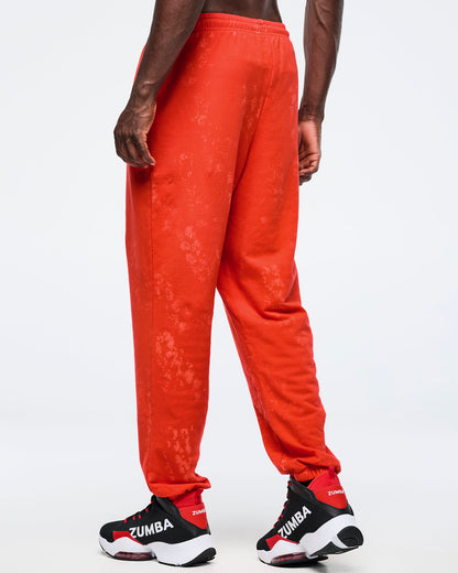 Fuego Red # Eastern Flavor Slouch Sweatpant