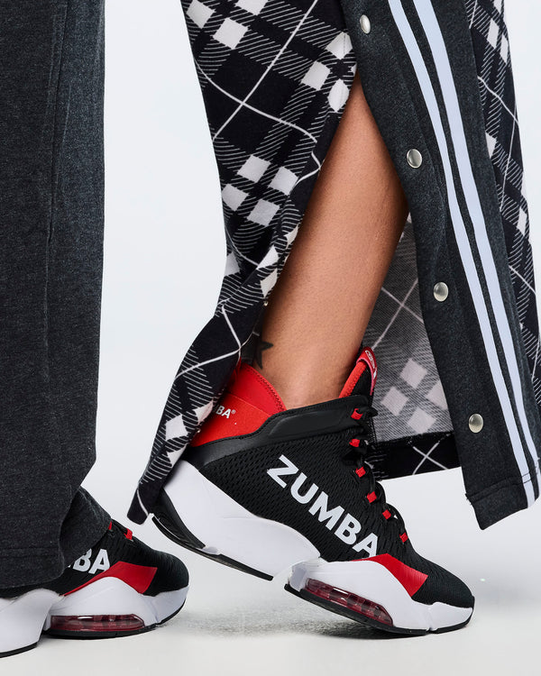 Eastern Flavor Wide Leg Pants With Wide Side Snap Placket