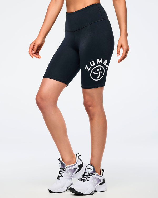 Zumba Basic High Waisted Biker Shorts