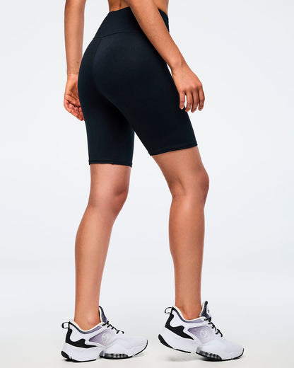 Zumba Basic High Waisted Biker Shorts