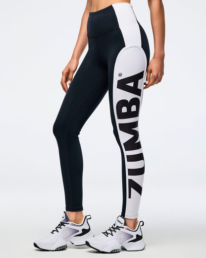 Zumba Basic High Waisted Ankle Leggings With Inserts