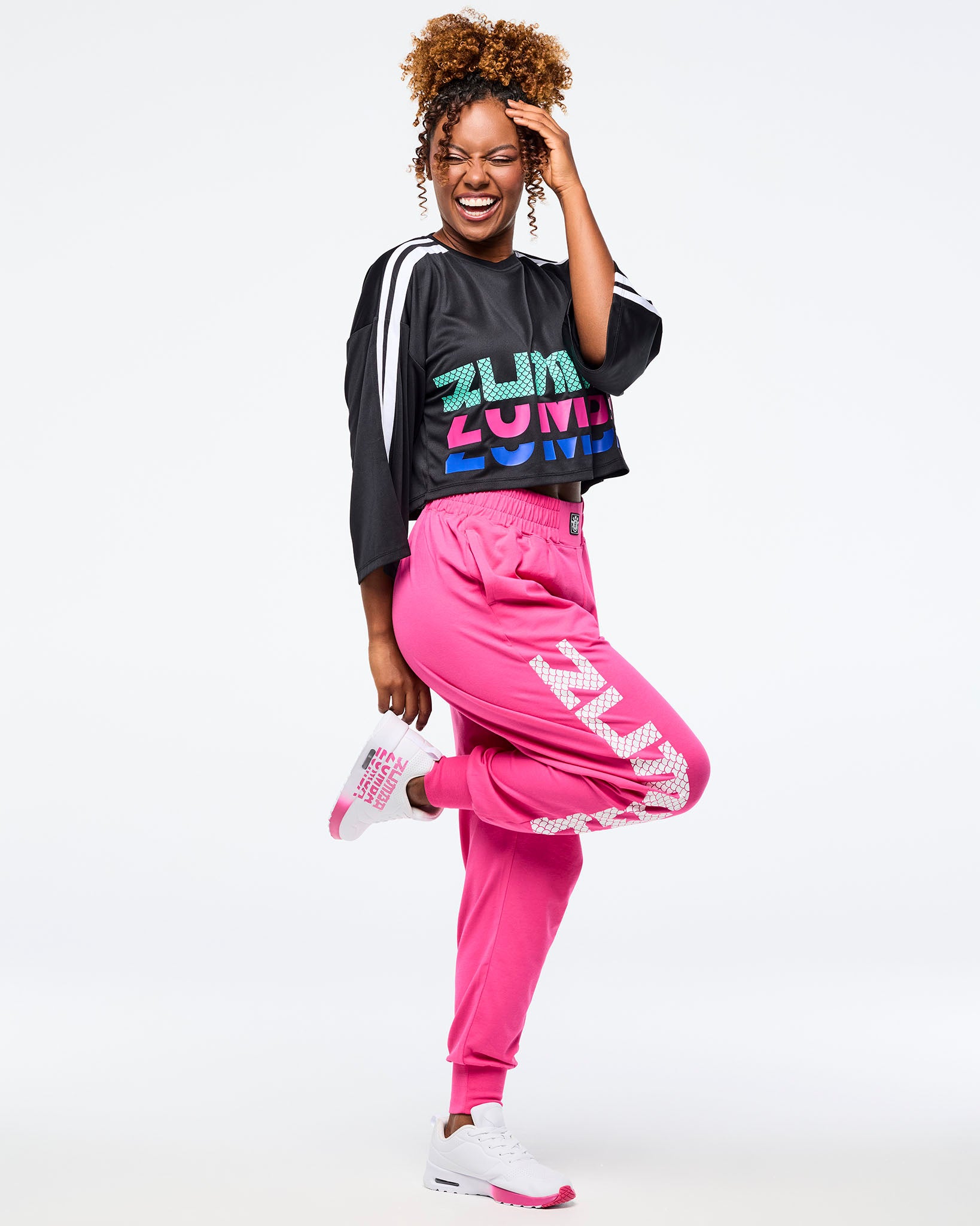 Bold Black # Eastern Flavor Oversized Boxy Crop Top With Strapping