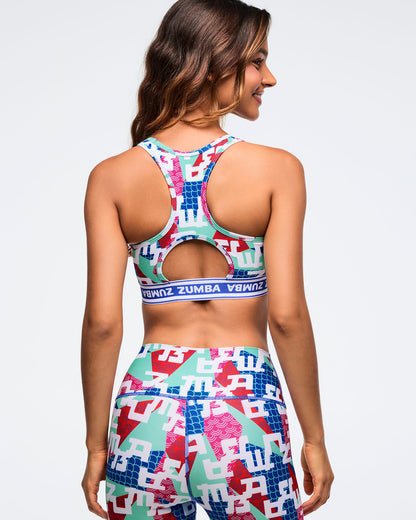 Eastern Flavor Scoop Bra With Elastic Waistband