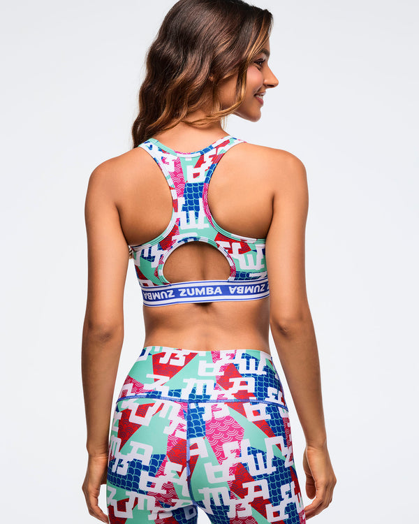 Eastern Flavor Scoop Bra With Elastic Waistband