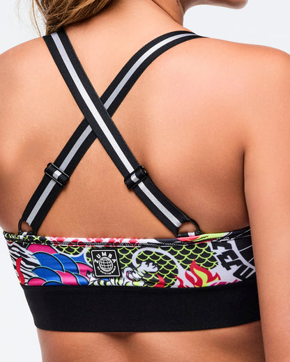 Eastern Flavor Z-Lift V-Bra With Elastic Waistband