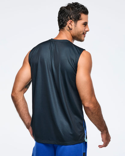 Eastern Flavor Men's Wide Shoulder Tank