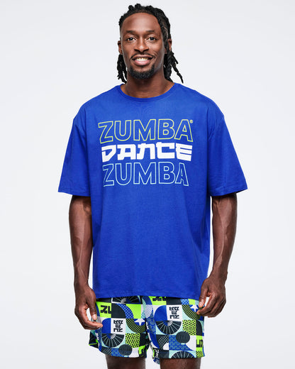 So Into Blue # Eastern Flavor Men's Crew Neck Tee