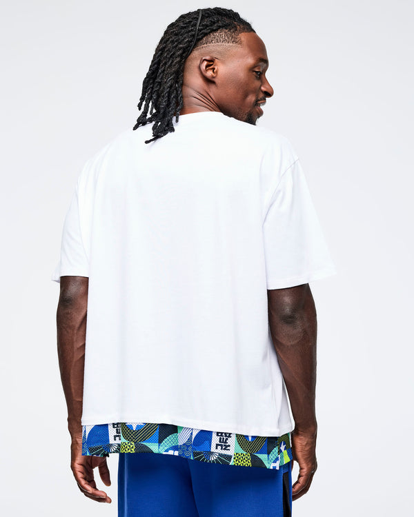Eastern Flavor Men's Double Layered Hem Tee