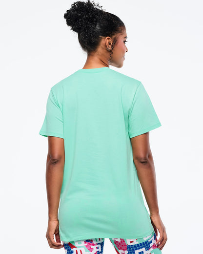 Eastern Flavor Crew Neck Tee - Light Green