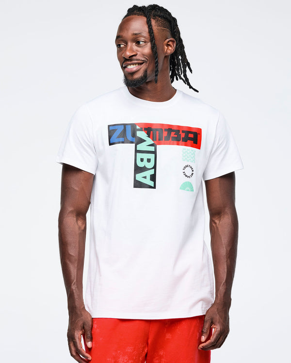 Eastern Flavor Crew Neck Tee - White
