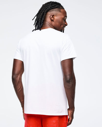 Eastern Flavor Crew Neck Tee - White