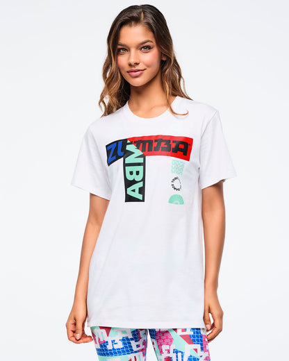 Eastern Flavor Crew Neck Tee - White