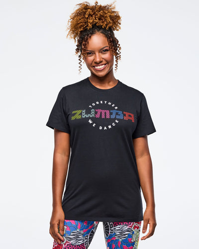 Eastern Flavor Crew Neck Tee - Black
