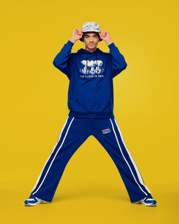 Zumba X Peanuts Unisex Pullover Hoodie - Blue