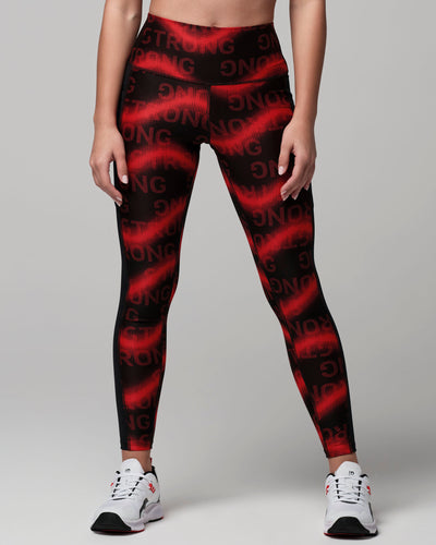 Heat Map High Waisted Ankle Leggings