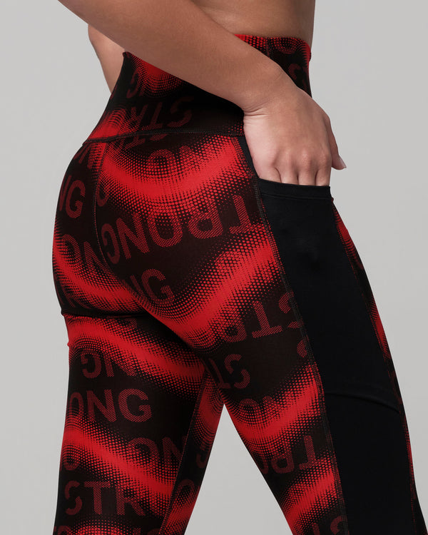 Heat Map High Waisted Ankle Leggings