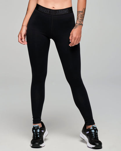 Strong ID Electric High Rise Ankle Leggings With Elastic Waistband