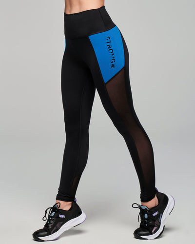 Strong ID Electric High Waisted Ankle Leggings With Inserts