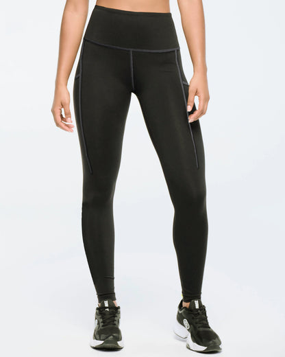 STRONG iD High Waisted Ankle Leggings With Pockets