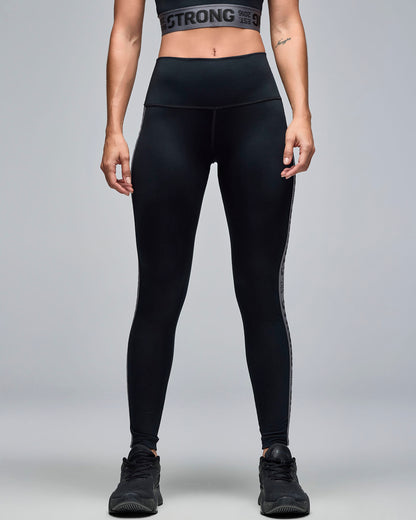 STRONG iD High Waisted Ankle Leggings With Elastic Side