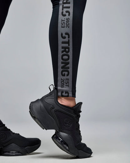 STRONG iD High Waisted Ankle Leggings With Elastic Side