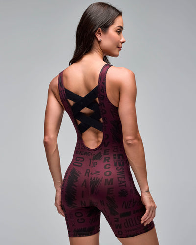 STRONG iD Z-Lift Bodysuit With Cross Elastic Back