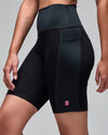 STRONG iD High Waisted Biker Shorts With Pockets - Black