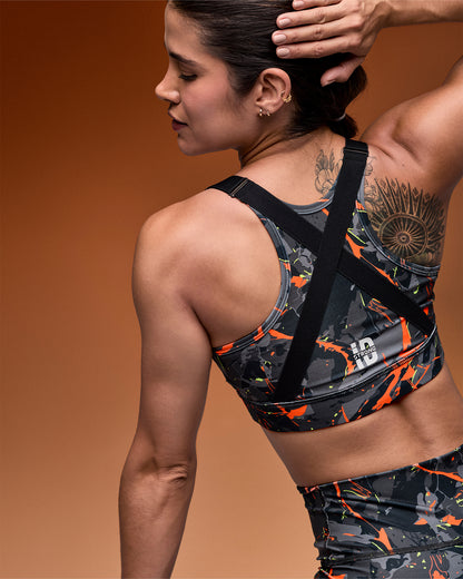 STRONG iD Scoop Neck Adjustable Cross Back Bra